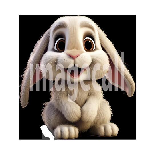 Clipart Cute Rabbits 19300dpi