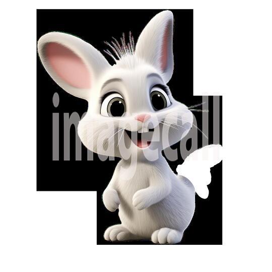 Clipart Cute Rabbits 20300dpi