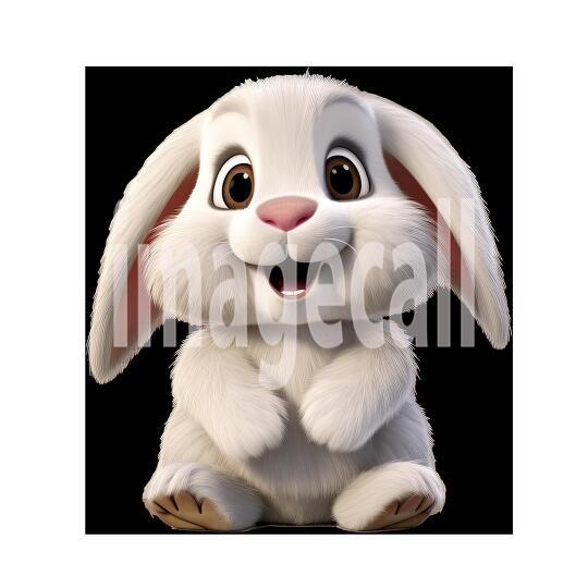 Clipart Cute Rabbits 8300dpi