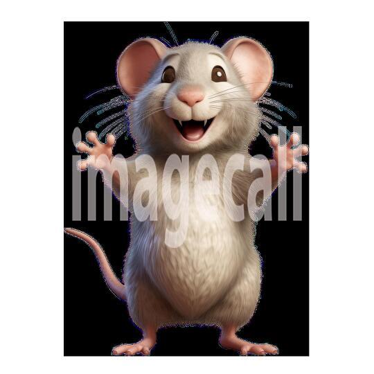 Clipart Cute Rats 11-300dpi