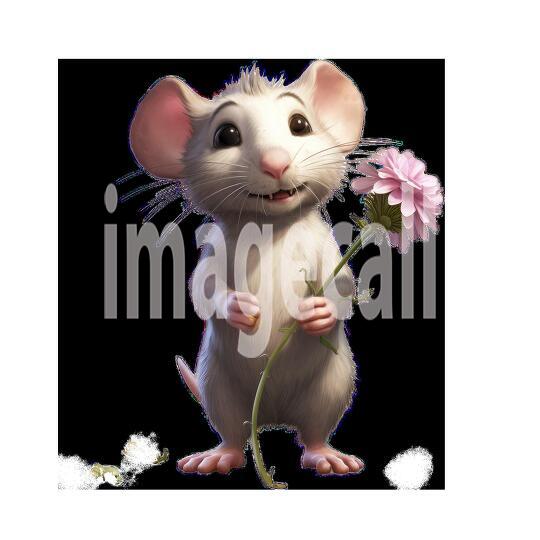 Clipart Cute Rats 16-300dpi