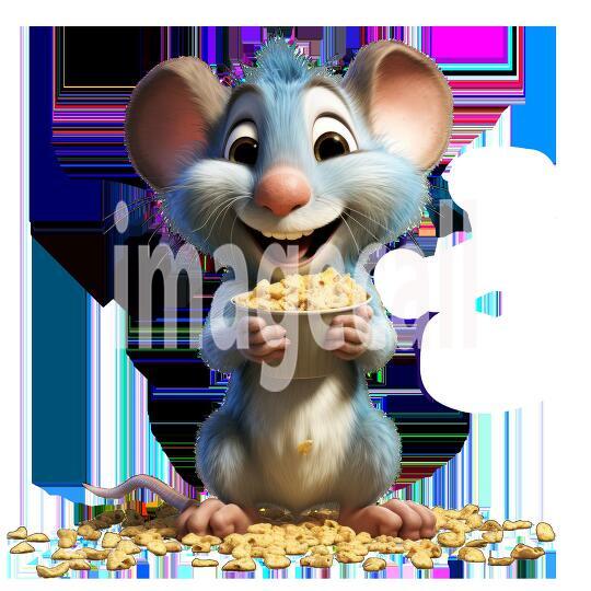Clipart Cute Rats 3-300dpi