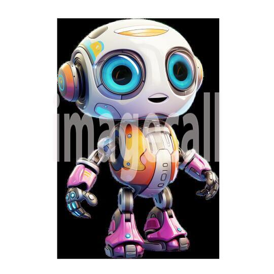 Clipart Cute Robots 10300dpi