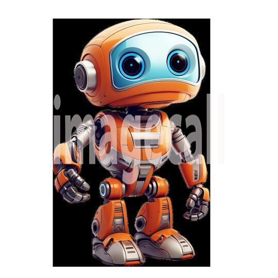 Clipart Cute Robots 15300dpi