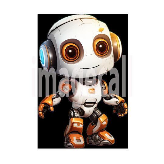 Clipart Cute Robots 18300dpi
