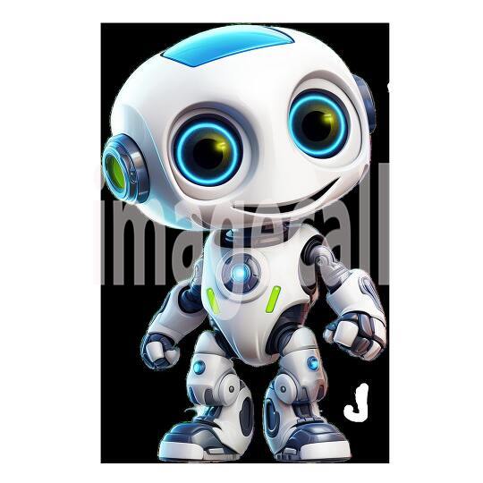 Clipart Cute Robots 19300dpi