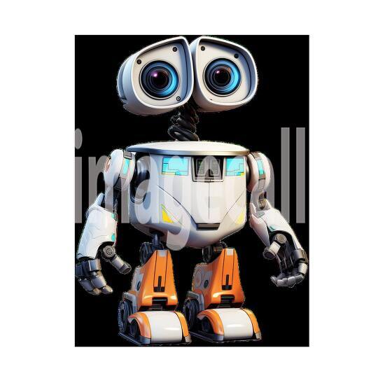 Clipart Cute Robots 2300dpi