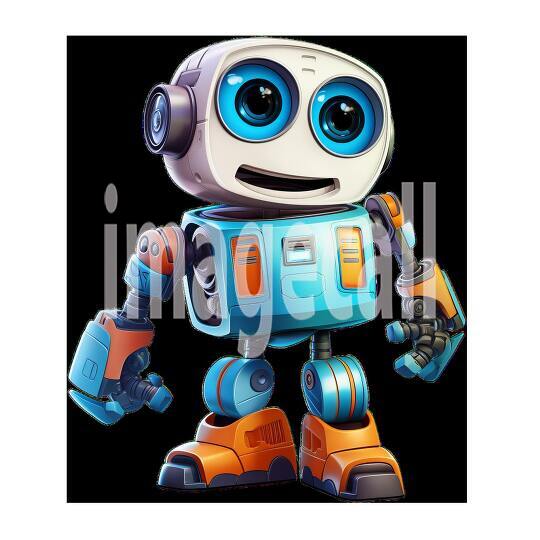 Clipart Cute Robots 6300dpi