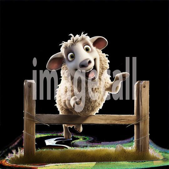 Clipart Cute Sheep 11-300dpi