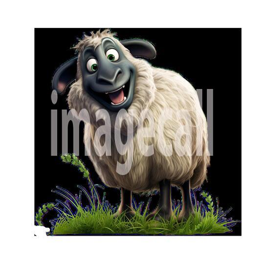 Clipart Cute Sheep 20-300dpi