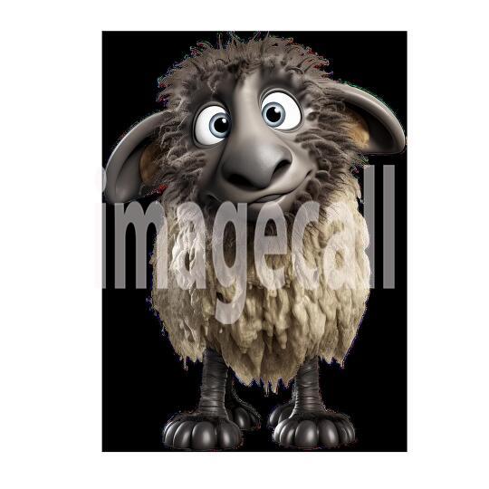 Clipart Cute Sheep 8-300dpi