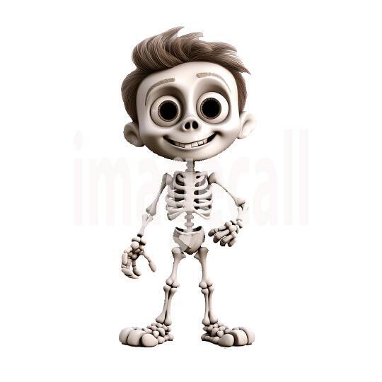 Clipart Cute Skeletons 2300dpi