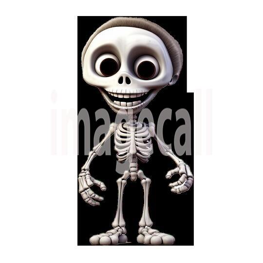 Clipart Cute Skeletons 7300dpi