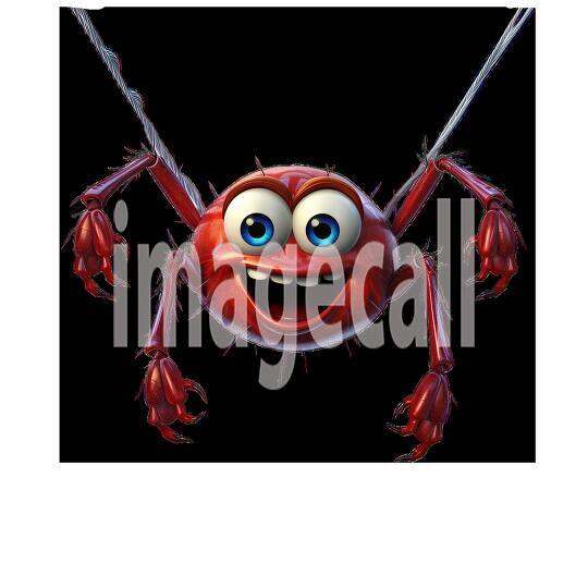 Clipart Cute Spiders 13300dpi
