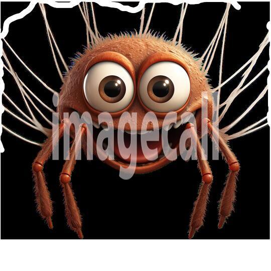 Clipart Cute Spiders 15300dpi
