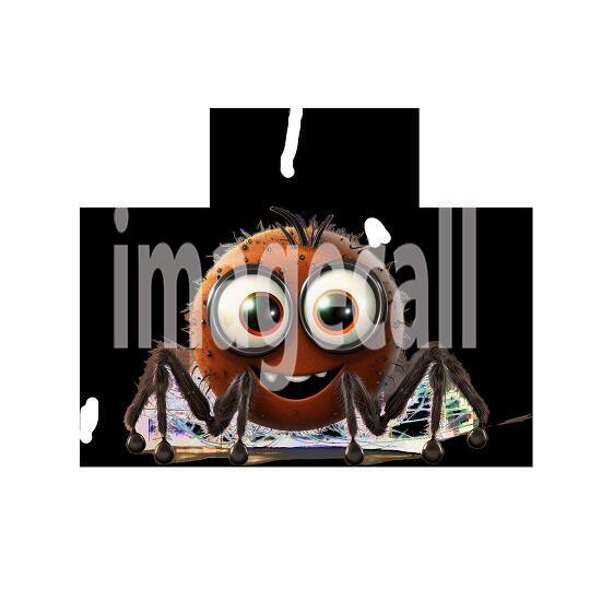 Clipart Cute Spiders 5300dpi
