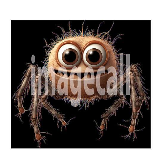 Clipart Cute Spiders 6300dpi