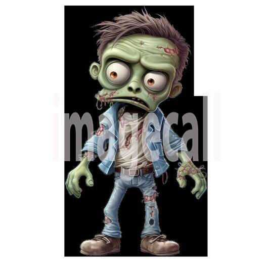 Clipart Cute Zombies 13300dpi