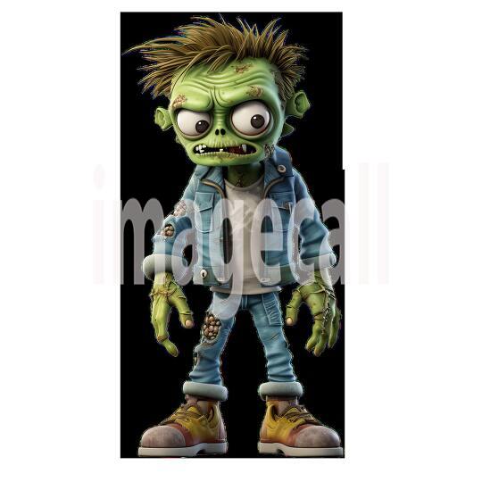 Clipart Cute Zombies 14300dpi