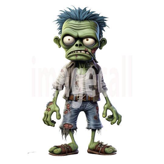 Clipart Cute Zombies 16300dpi
