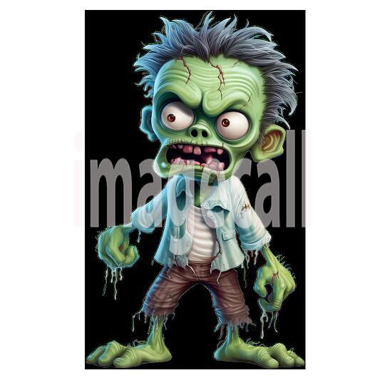 Clipart Cute Zombies 4300dpi