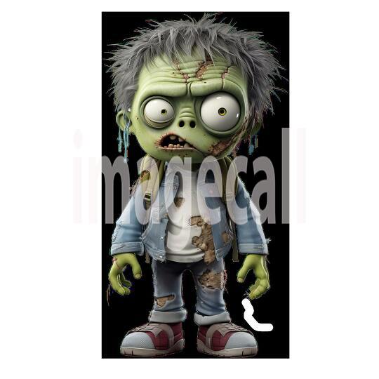 Clipart Cute Zombies 7300dpi