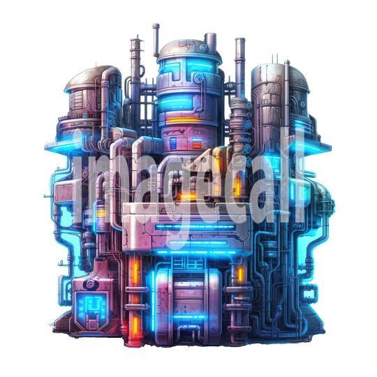 Clipart Cyberpunk Buildings (17)