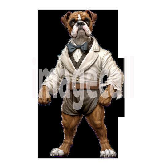 Clipart Dogs In Clothes 11 - 300dpi