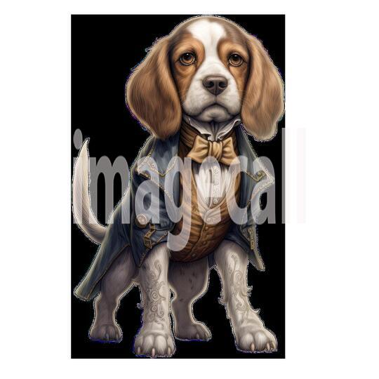 Clipart Dogs In Clothes 13 - 300dpi