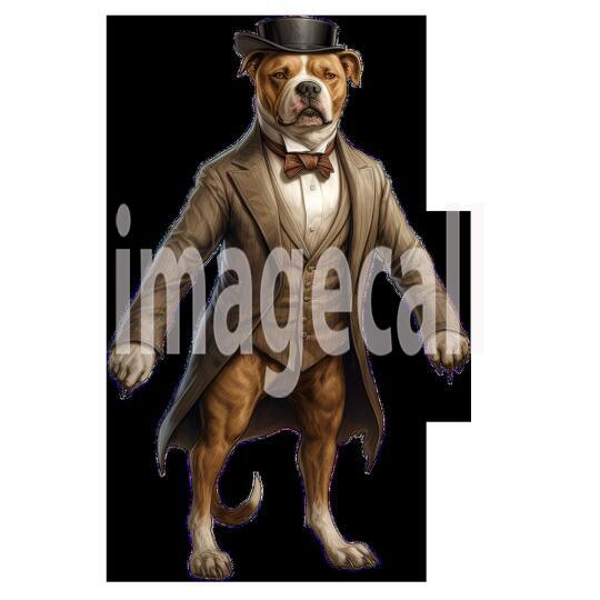 Clipart Dogs In Clothes 15 - 300dpi