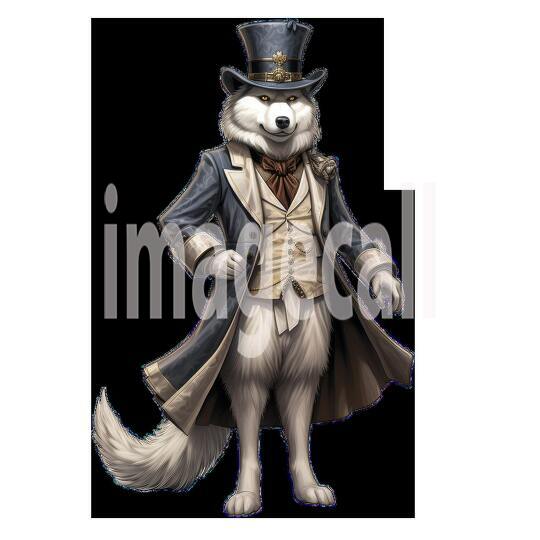 Clipart Dogs In Clothes 16 - 300dpi