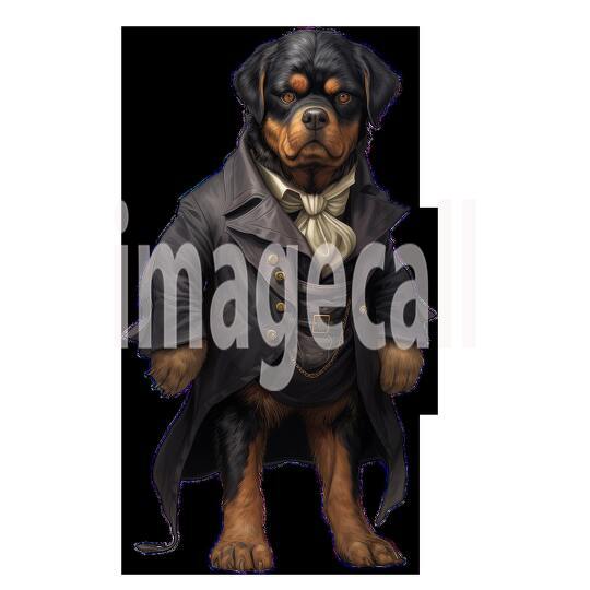 Clipart Dogs In Clothes 19 - 300dpi