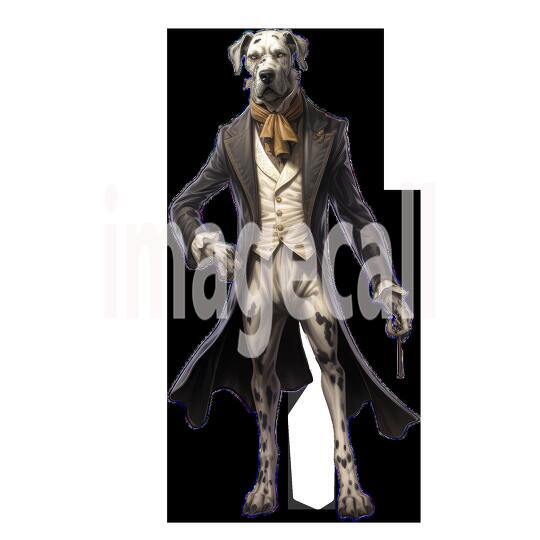 Clipart Dogs In Clothes 2 - 300dpi