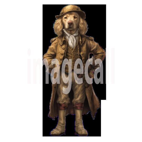 Clipart Dogs In Clothes 3 - 300dpi