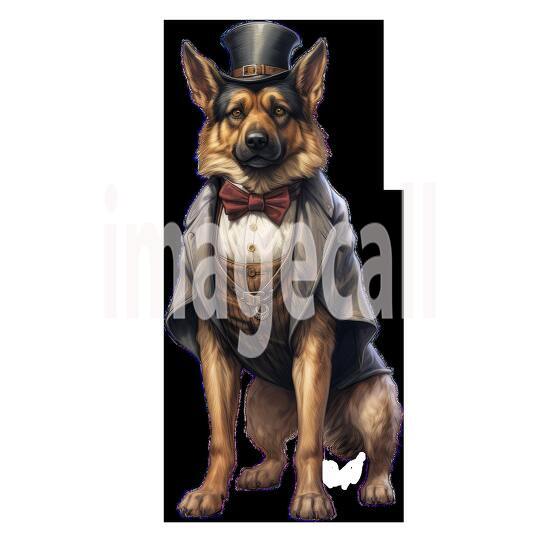Clipart Dogs In Clothes 4 - 300dpi