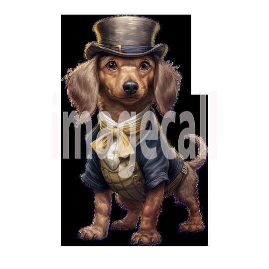 Clipart Dogs In Clothes 6 - 300dpi