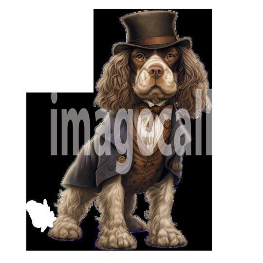 Clipart Dogs In Clothes 7 - 300dpi