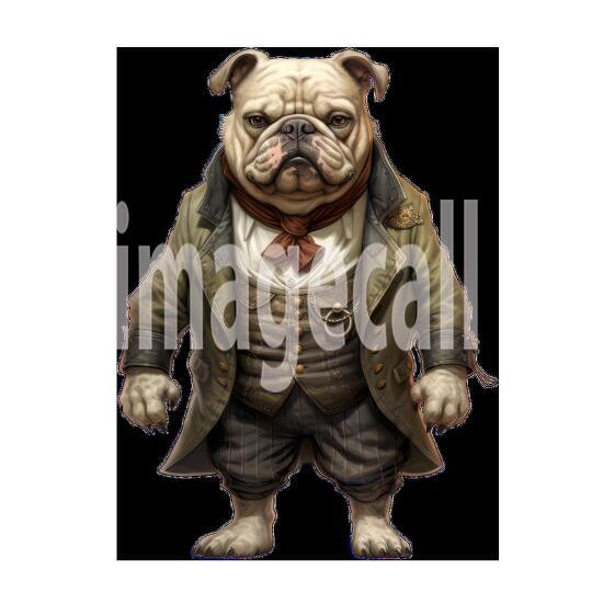 Clipart Dogs In Clothes 9 - 300dpi