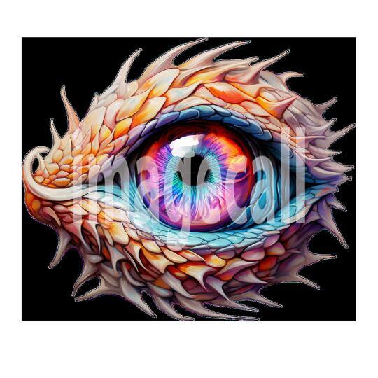 Clipart Dragon Eyes 3-300dpi