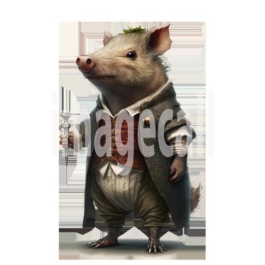 Clipart Dressed Animals (2)300dpi