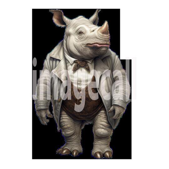 Clipart Dressup Up Safari Animals 10 - 300dpi