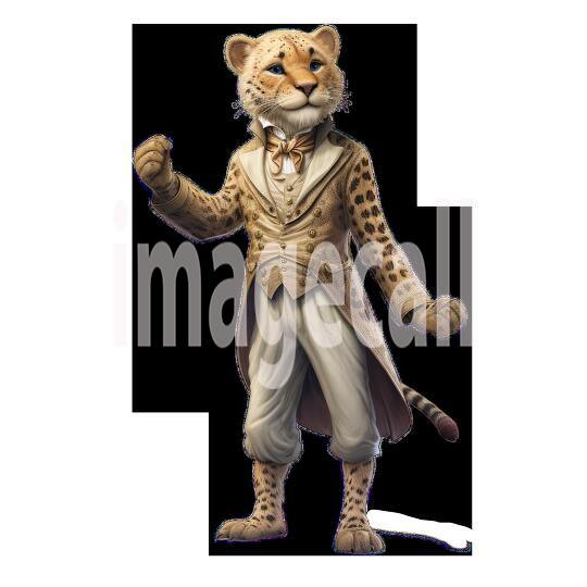 Clipart Dressup Up Safari Animals 14 - 300dpi