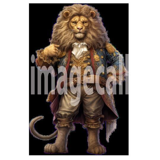 Clipart Dressup Up Safari Animals 20 - 300dpi