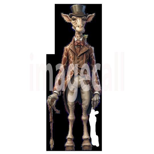 Clipart Dressup Up Safari Animals 5 - 300dpi