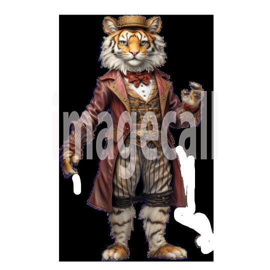 Clipart Dressup Up Safari Animals 9 - 300dpi