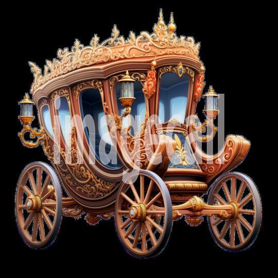 Clipart Fairy Tale Carriage 10 - 300dpi