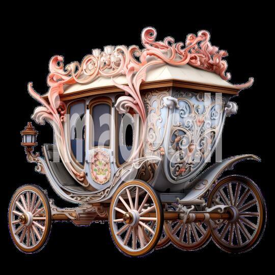 Clipart Fairy Tale Carriage 13 - 300dpi