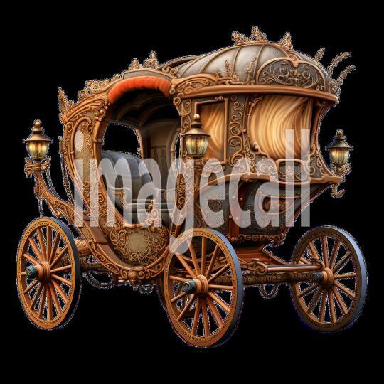 Clipart Fairy Tale Carriage 17 - 300dpi