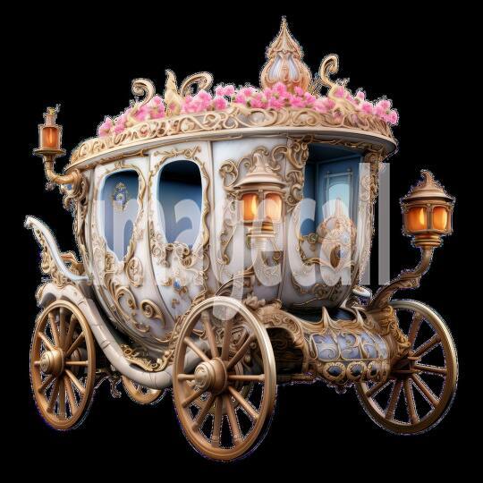 Clipart Fairy Tale Carriage 3 - 300dpi