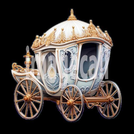 Clipart Fairy Tale Carriage 5 - 300dpi